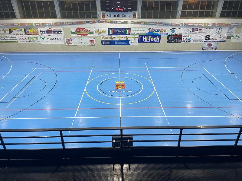 Enna, un nuovo campo di pallavolo al Palazzetto