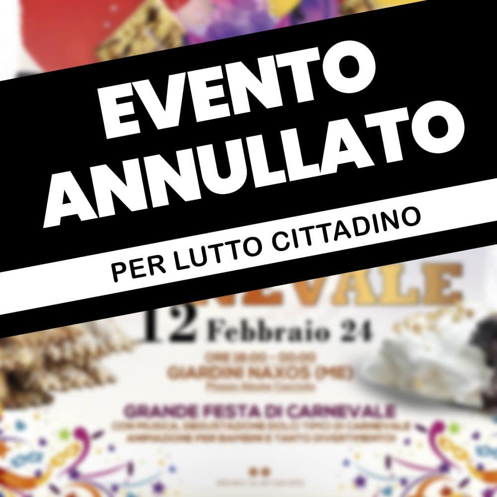 Giardini Naxos, 34enne muore durante una vacanza: il comune annulla il Carnevale