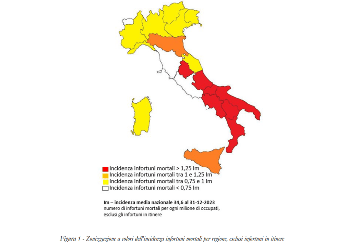Sicilia, morti sul lavoro: a un passo dalla zona rossa con l’incidenza di 38,9 Sicilia, morti sul lavoro: a un passo dalla zona rossa con l’incidenza di 38,9