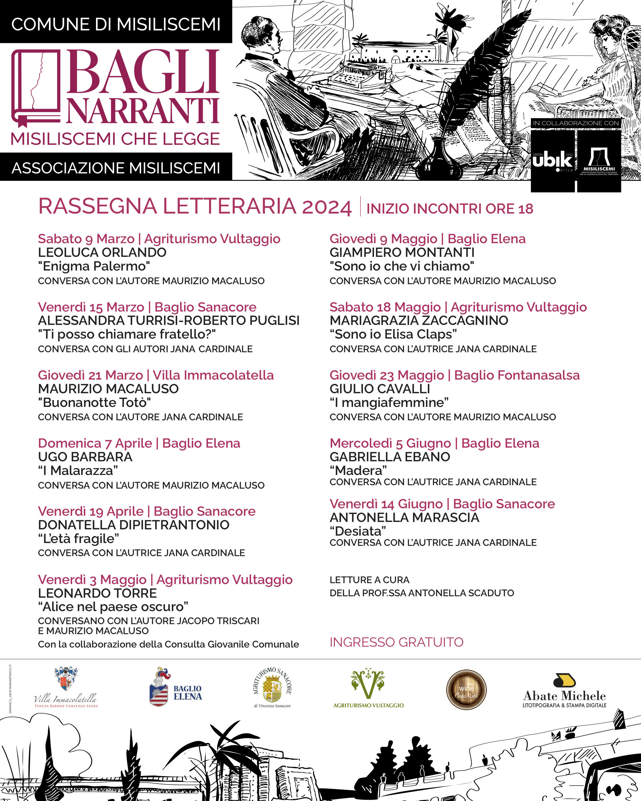 “Bagli Narranti – Misiliscemi che legge”, al via la seconda edizione