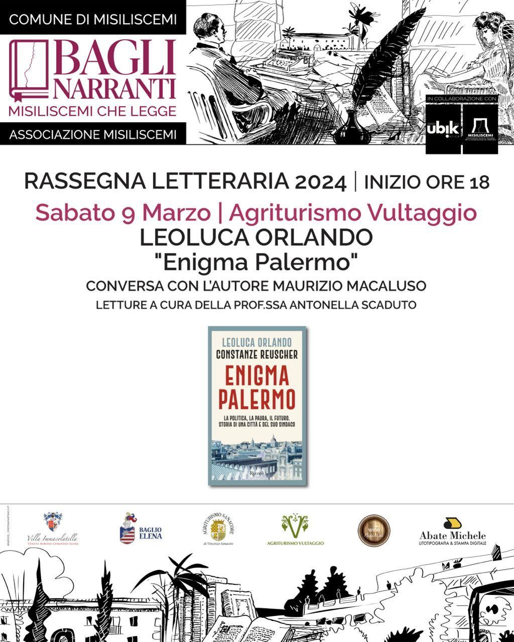Leoluca Orlando e “Bagli Narranti”: l’ex sindaco svela le complessità di Palermo