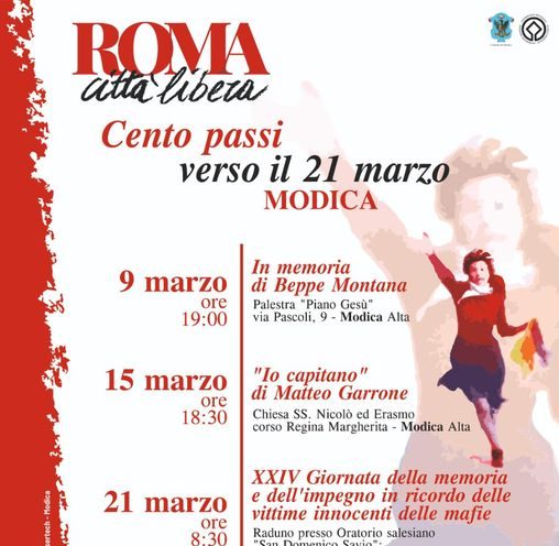 Vittime di mafia, il ricordo a Modica Alta
