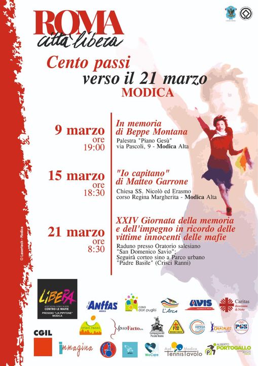 Vittime di mafia, il ricordo a Modica Alta