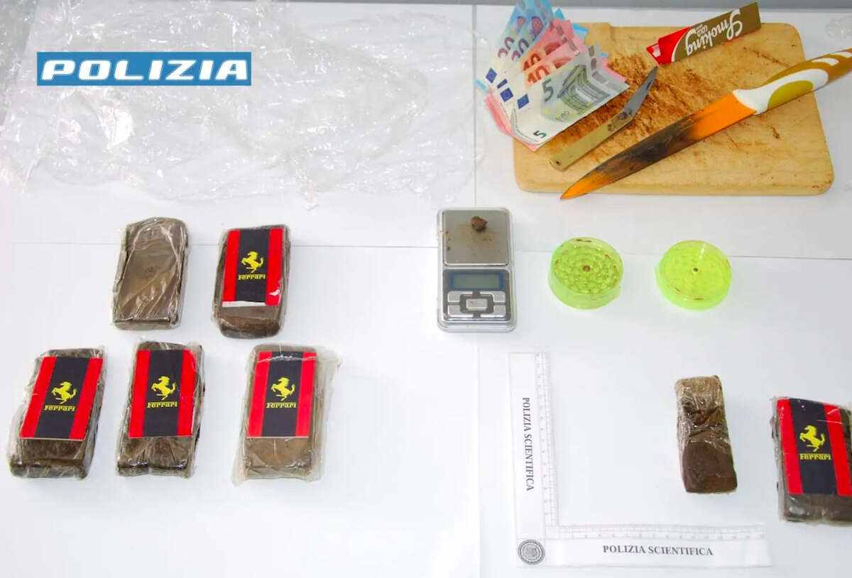 Sant’Agata di Militello, possedeva 700 grammi di hashish: arrestato in flagranza di reato