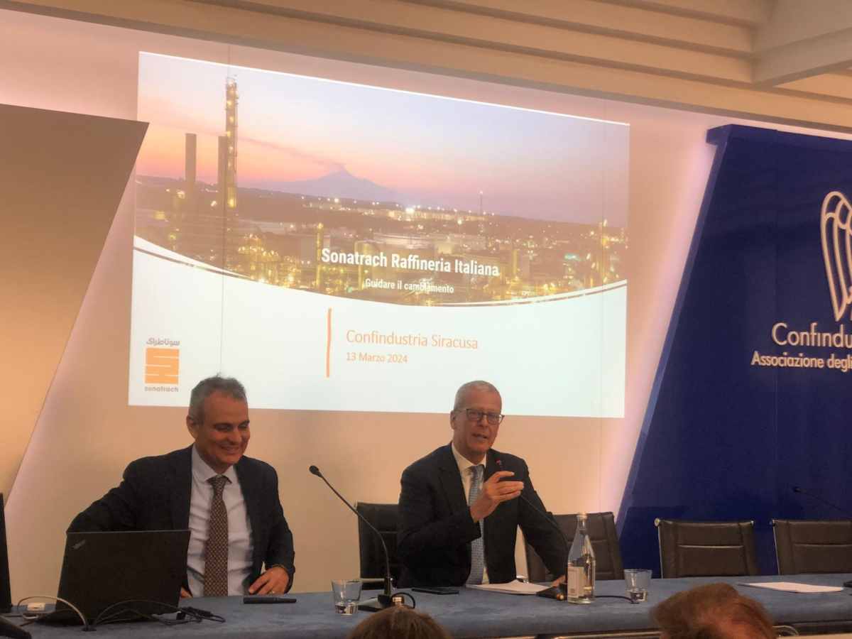 Le aziende di Confindustria Siracusa incontrano la Sonatrach Raffineria Italiana