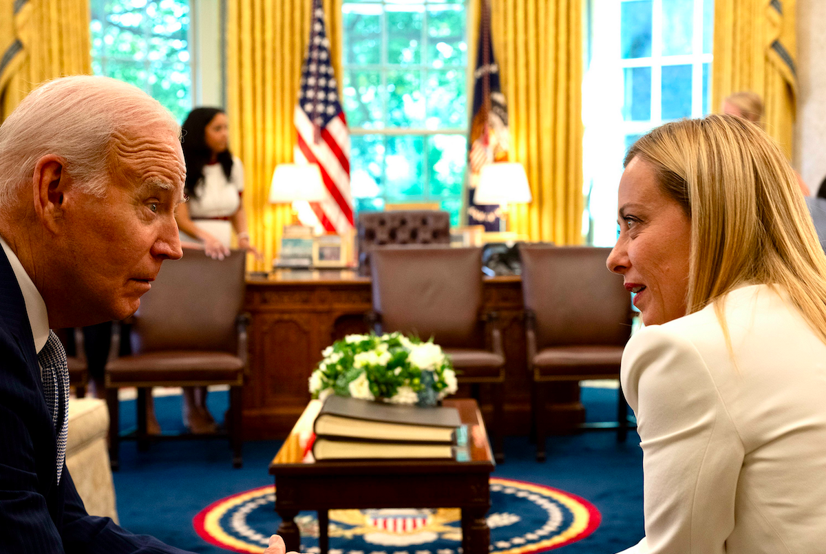 Usa 2024, incontro Biden-Meloni: gli aiuti all’Ucraina diventano tema da campagna elettorale