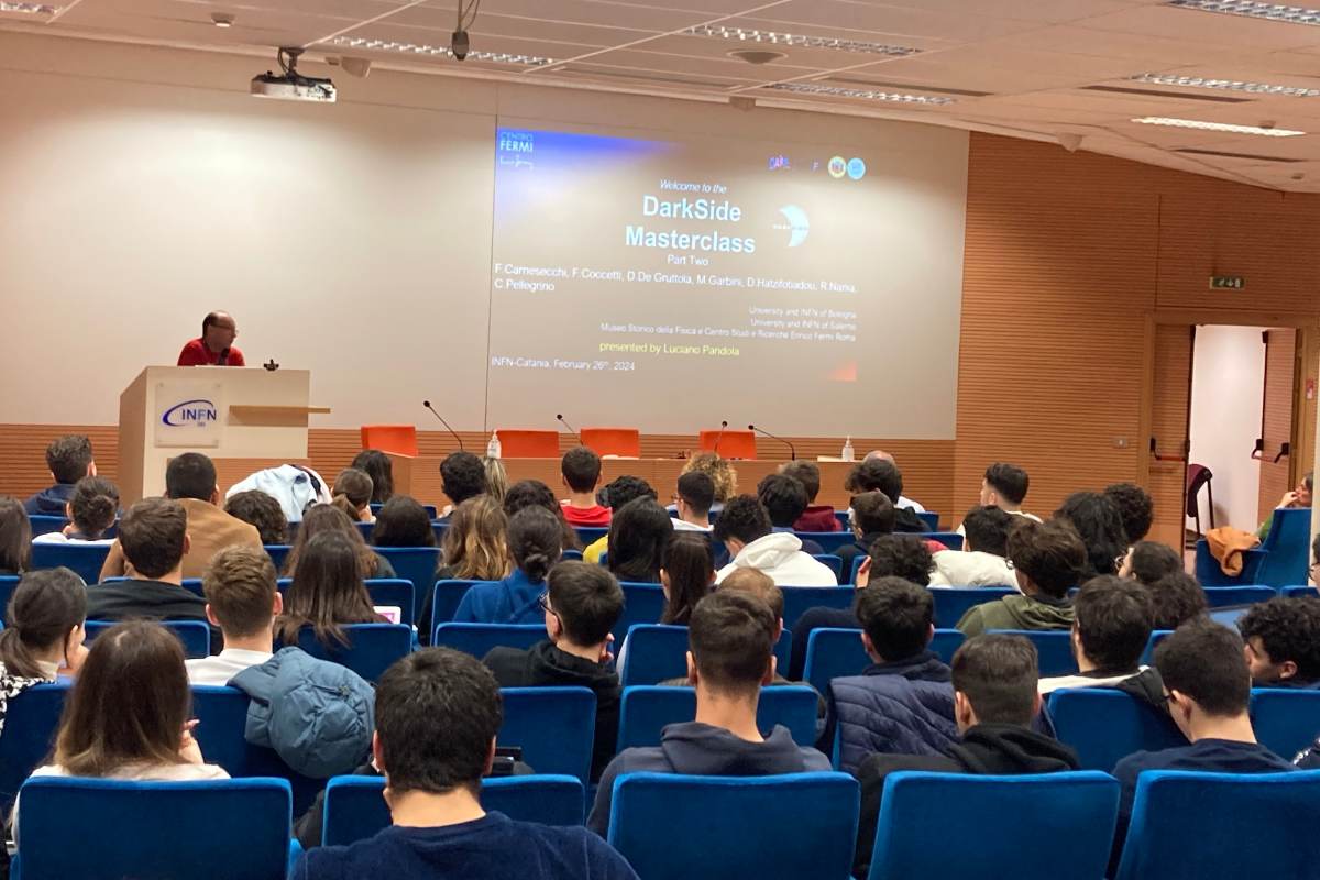 Catania, INFN: confronto con gli studenti attraverso le masterclass di DarkSide