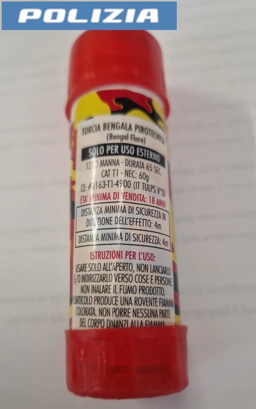 Daspo a un tifoso del Catania: voleva entrare al Massimino con un fumogeno