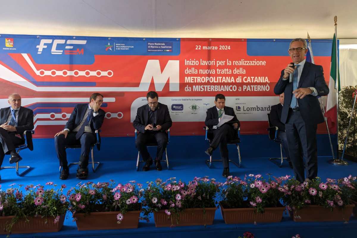 Al via i lavori della metropolitana Misterbianco-Paternò. Salvini: “Facciamo come i nostri padri” Al via i lavori della metropolitana Misterbianco-Paternò. Salvini: “Facciamo come i nostri padri”
