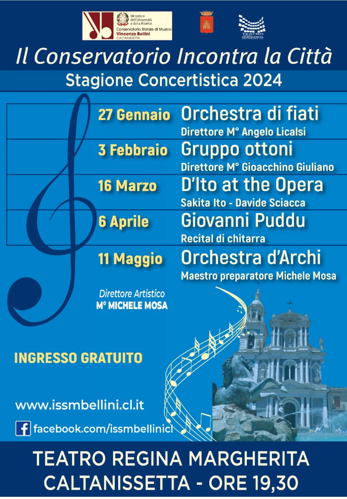 Caltanissetta, al Regina Margherita arriva il Recital del chitarrista Giovanni Puddu