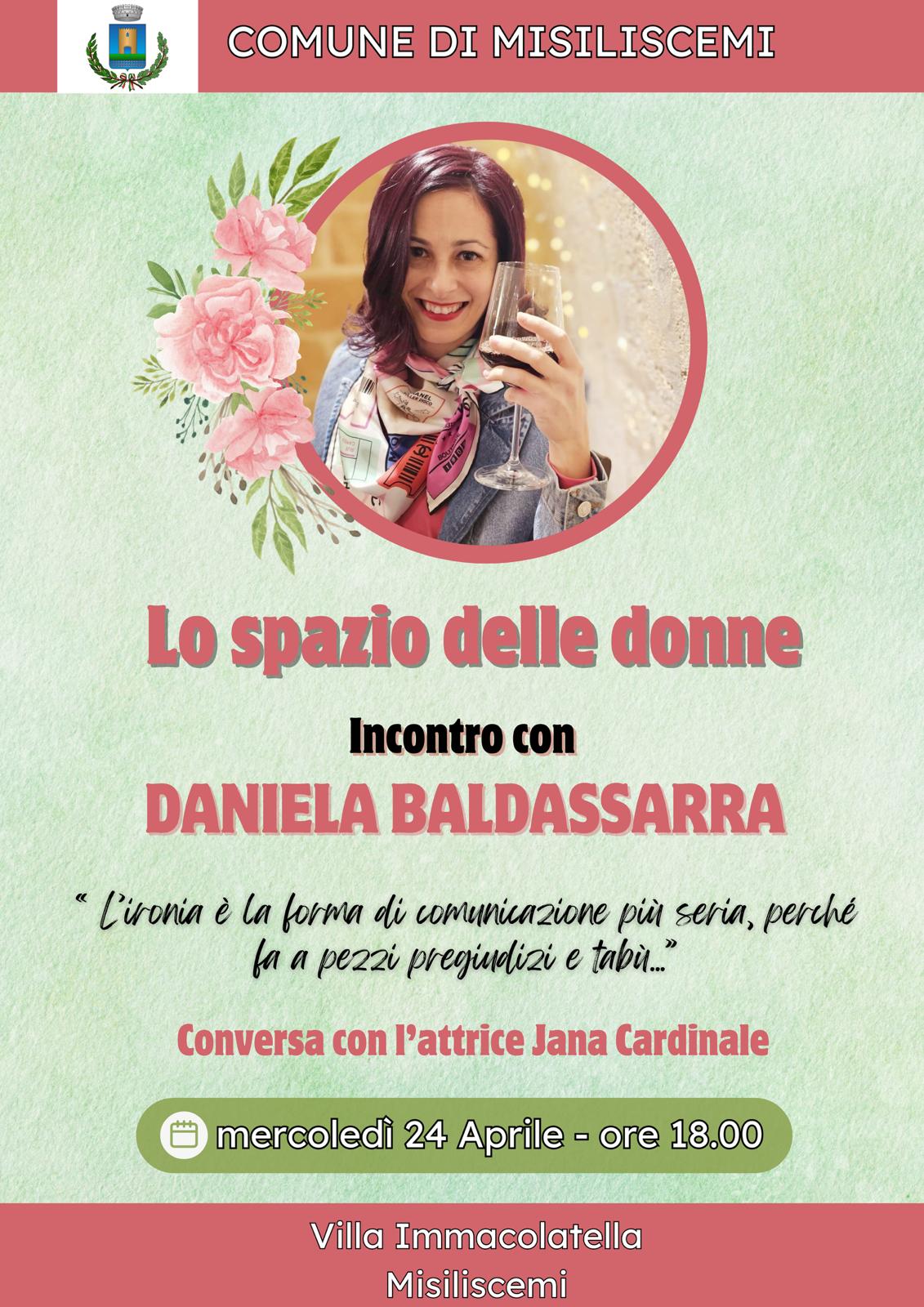 Misiliscemi, l’attrice Daniela Baldassarra protagonista con “Lo Spazio delle Donne”