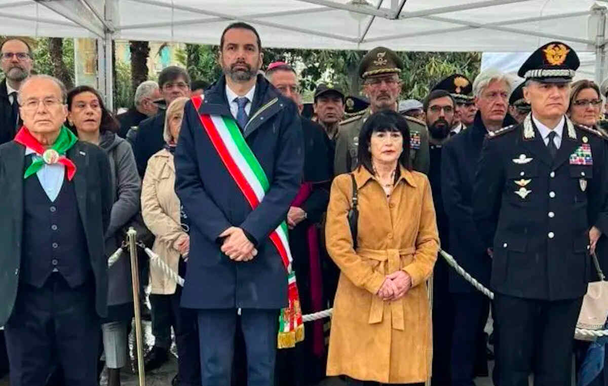 Messina, celebrata la Festa della Liberazione in Piazza Unione Europea