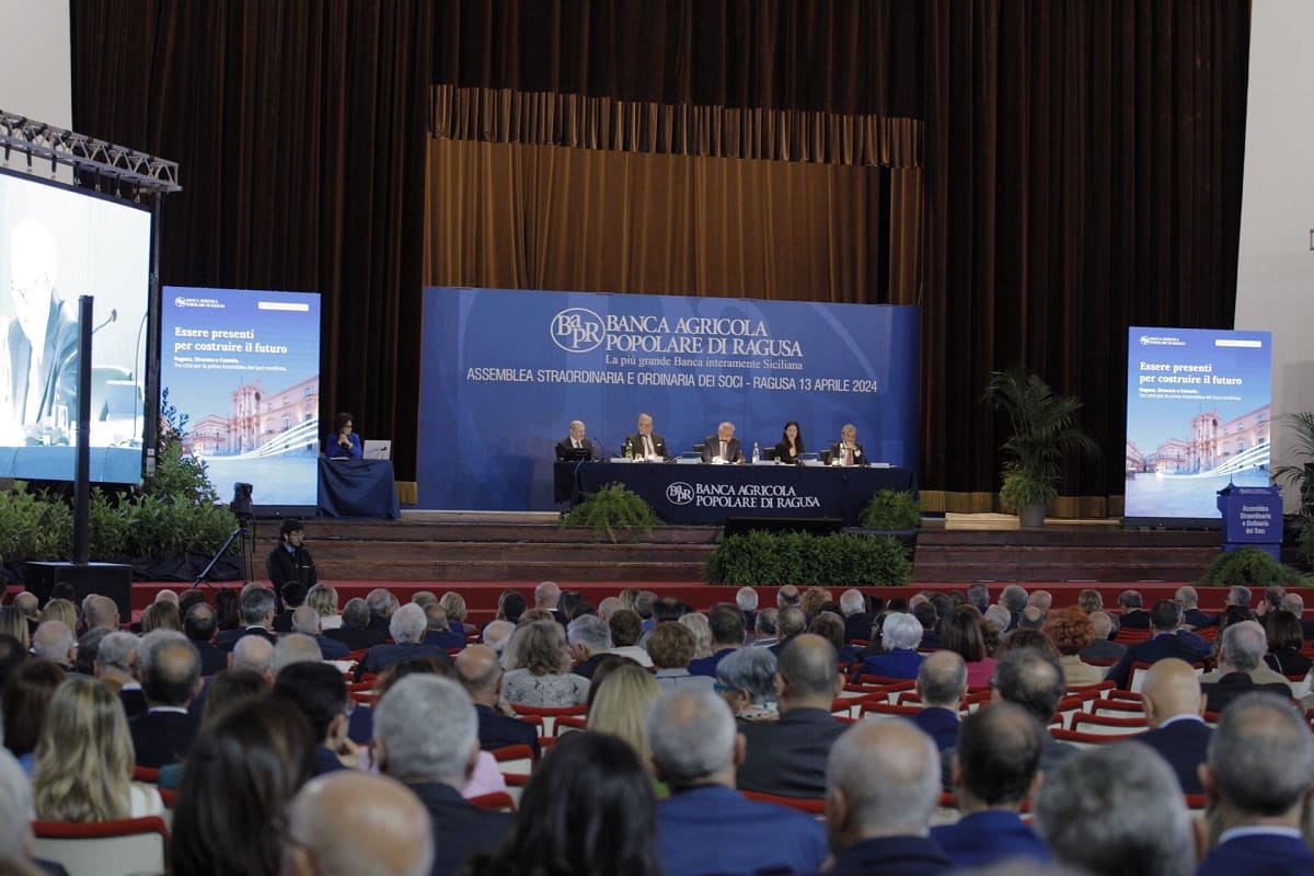 Banca Agricola Popolare di Ragusa, soddisfazione all’assemblea: “Raggiunti eccellenti risultati”