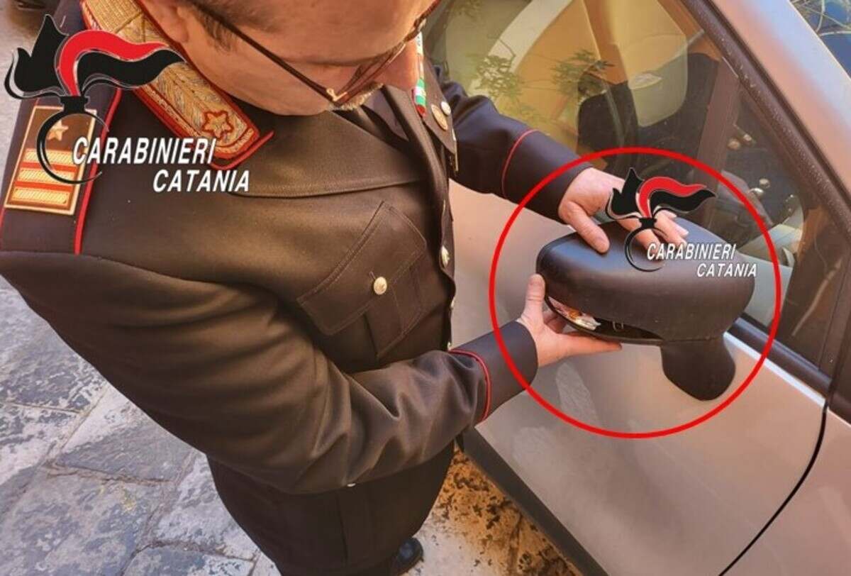 Truffa dello specchietto nel Catanese: beccato autore