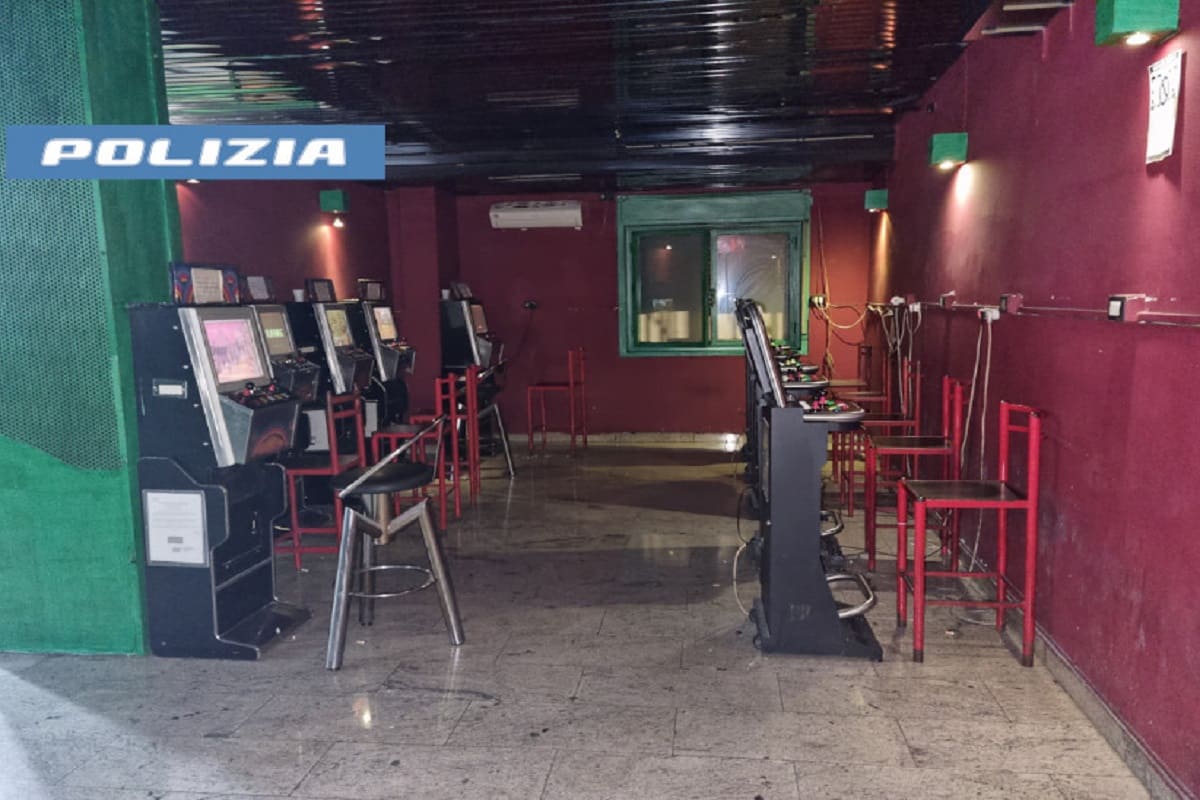 Lotta alle sale gioco abusive di Catania, controlli a tappeto e sanzioni anche in corso Italia