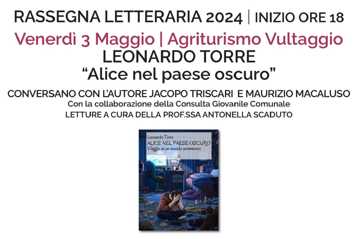 “Alice nel paese oscuro”, in Sicilia la presentazione del libro su giovani e dark web