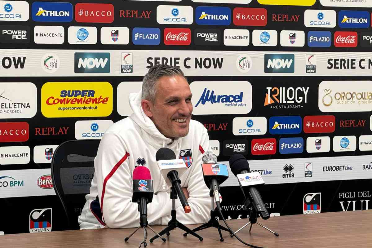 Catania, Zeoli verso il Sorrento: “Vogliamo trasformare le pressioni in concentrazione e adrenalina”