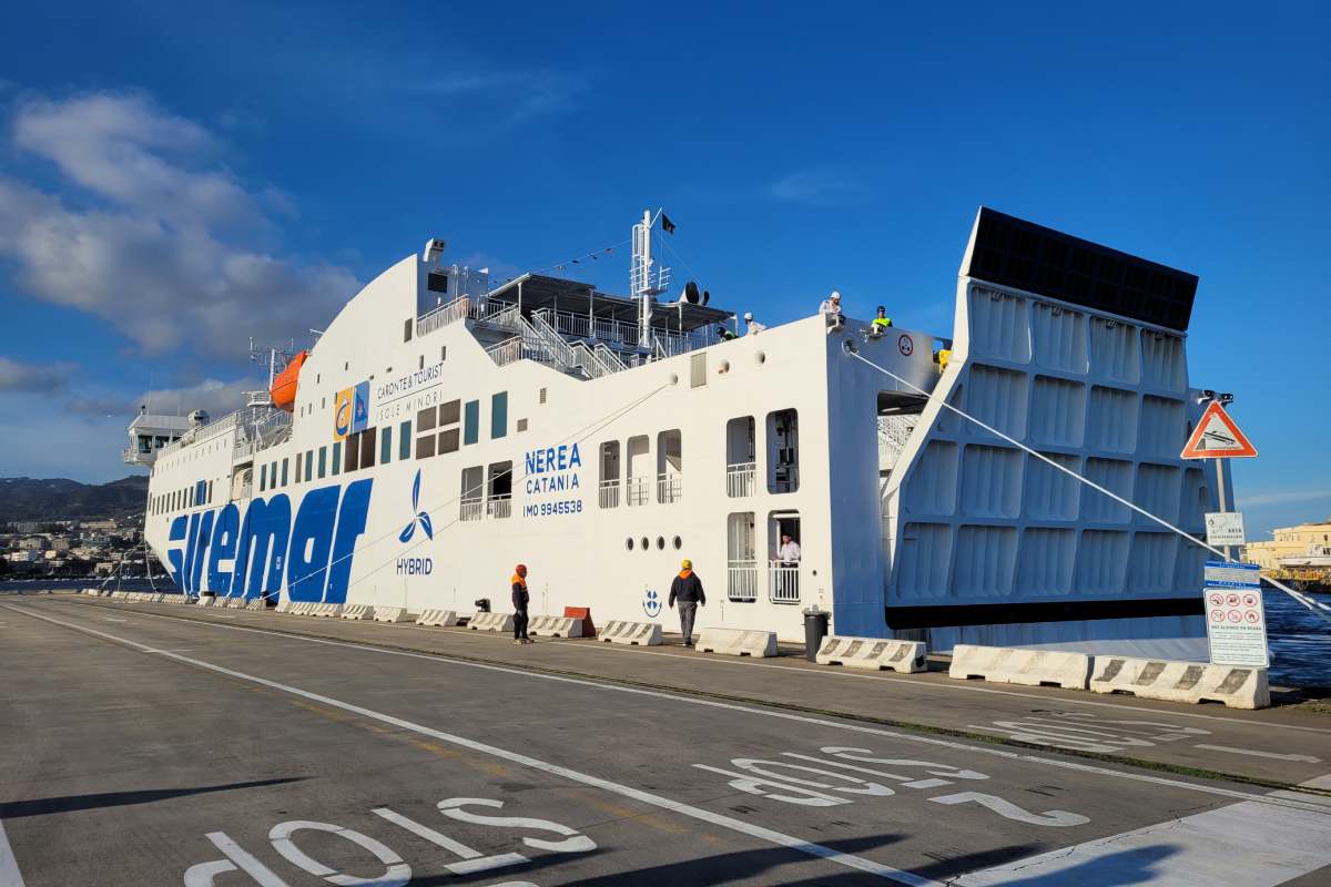 Caronte & Tourist Isole Minori, giovedì il primo rifornimento di GNL della “Nerea”