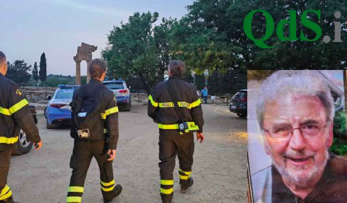 Agrigento, le ricerche del turista tedesco concluse negativamente: trovato il cadavere dell’uomo