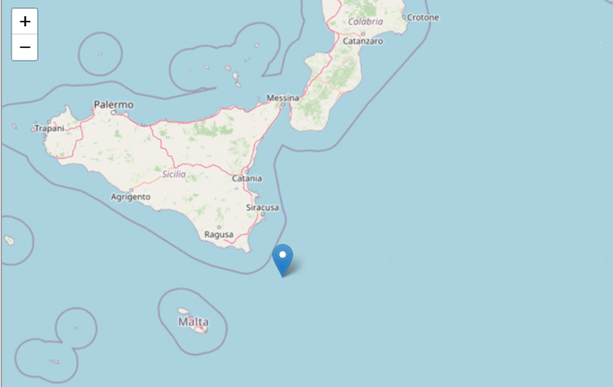 Terremoto al largo di Siracusa: scossa di magnitudo 3.3 nella notte Terremoto al largo di Siracusa: scossa di magnitudo 3.3 nella notte