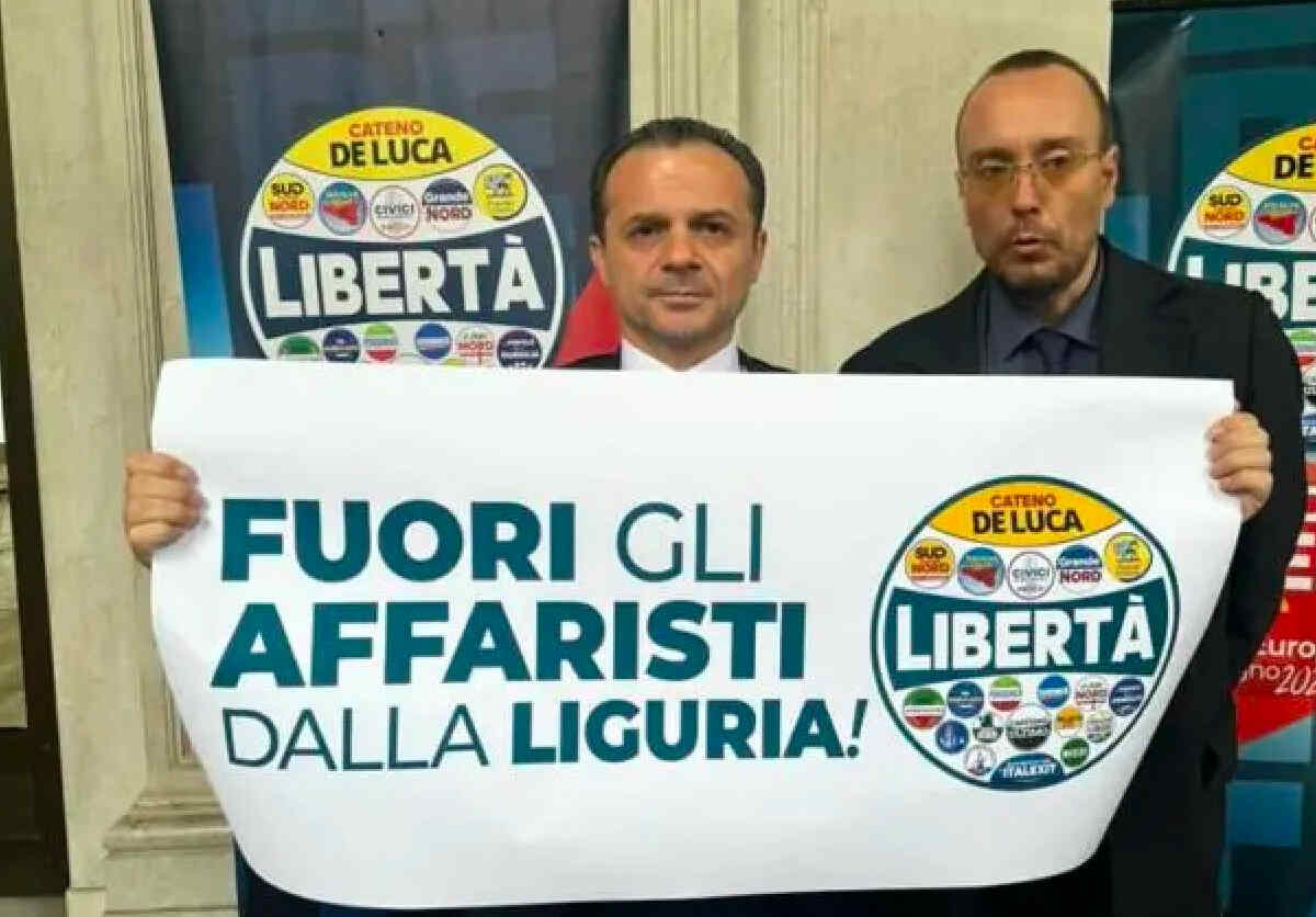 Europee, Cateno De Luca si scaglia contro Toti: “Deve dimettersi”