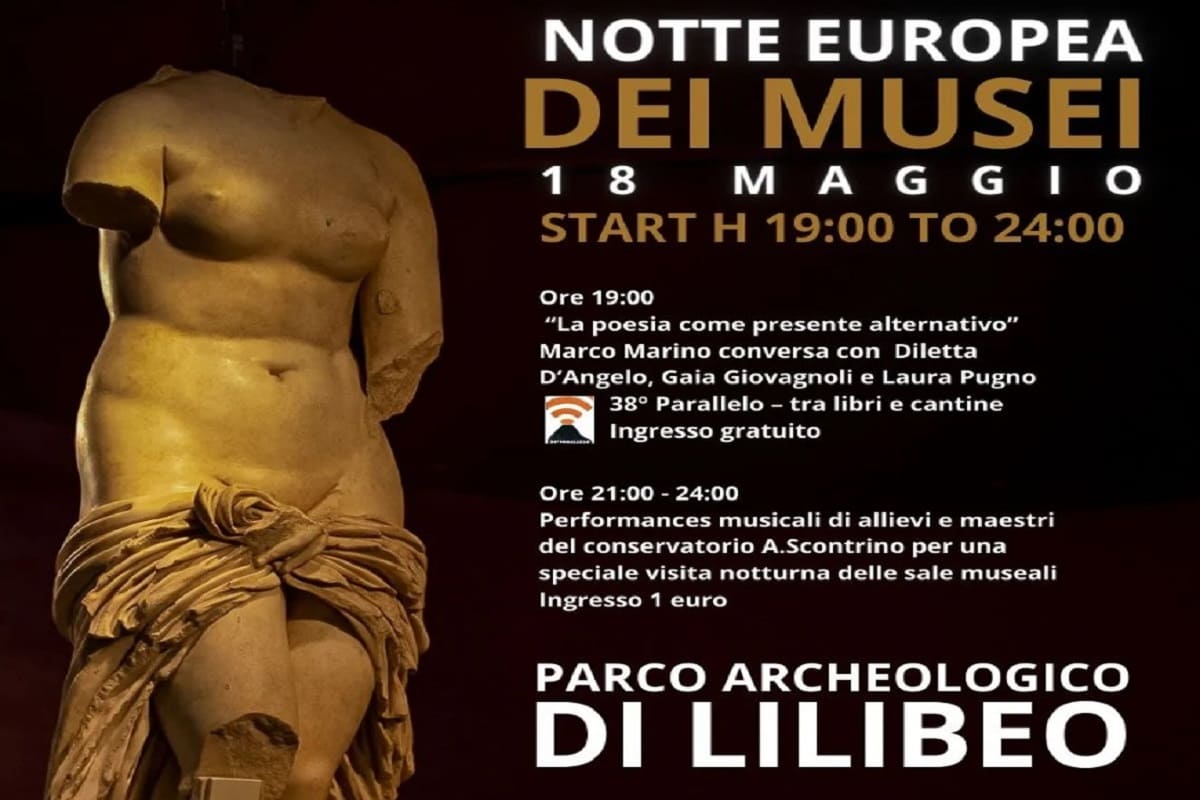 Tra arte e spettacolo, evento al parco Archeologico di Lilibeo-Marsala per “La Notte dei Musei”