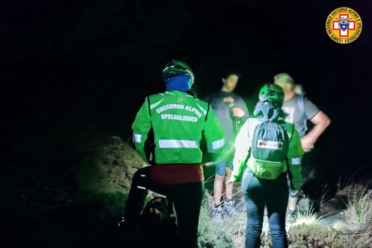 Piano Provenzana, soccorsi due escursionisti che si erano smarriti lungo il sentiero