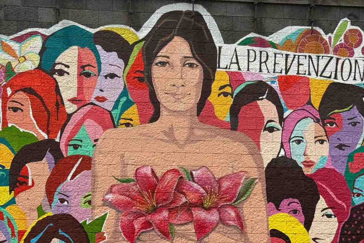 FOTO e VIDEO | Fondazione Marilù Tregua e Andos, svelato il “Murales della prevenzione” a Catania: “Un dono meraviglioso”