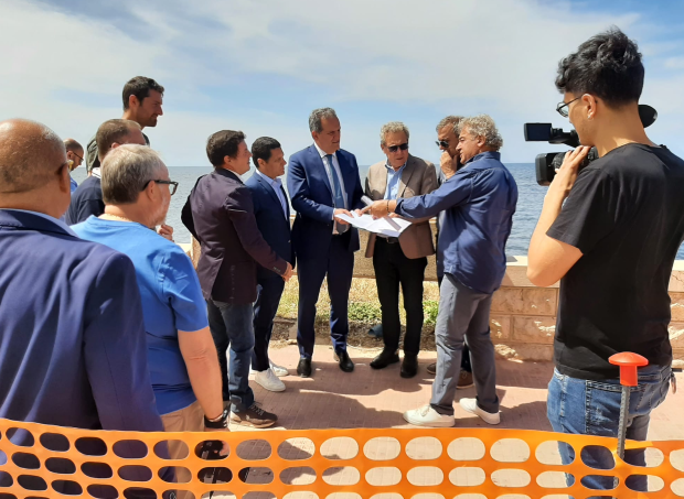 Marsala, lavori per riavvicinare il mare alla città