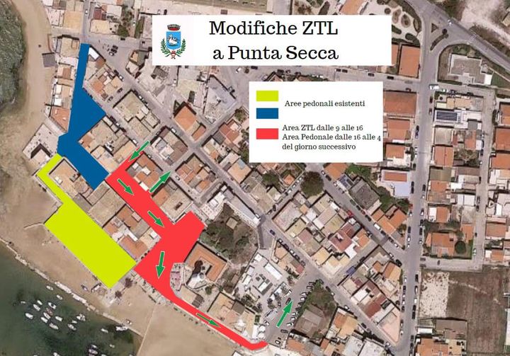 Punta Secca, Ztl potenziata e nuove aree pedonali