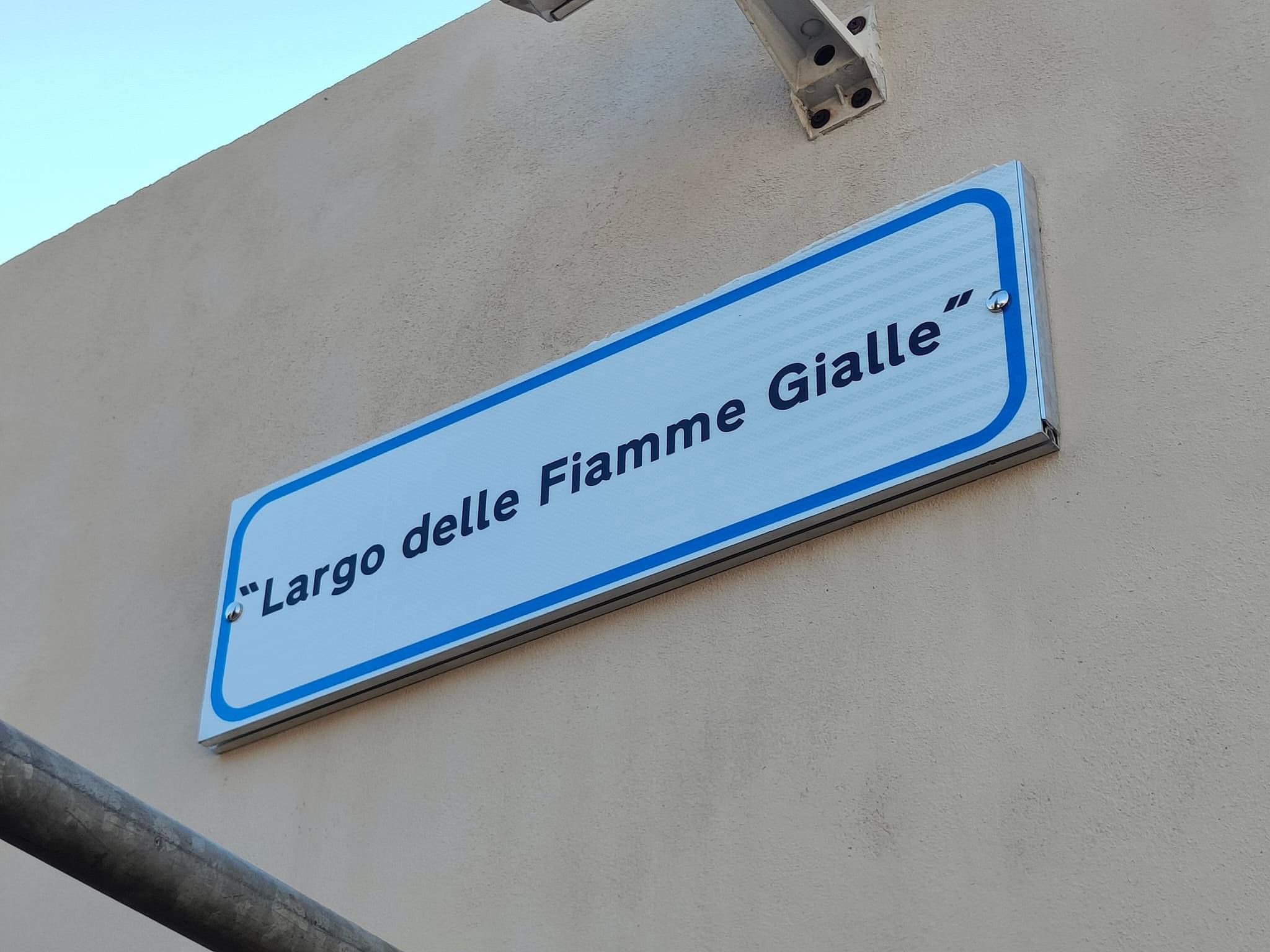 Caltanissetta, piazzale del Comando ora è Largo Fiamme Gialle