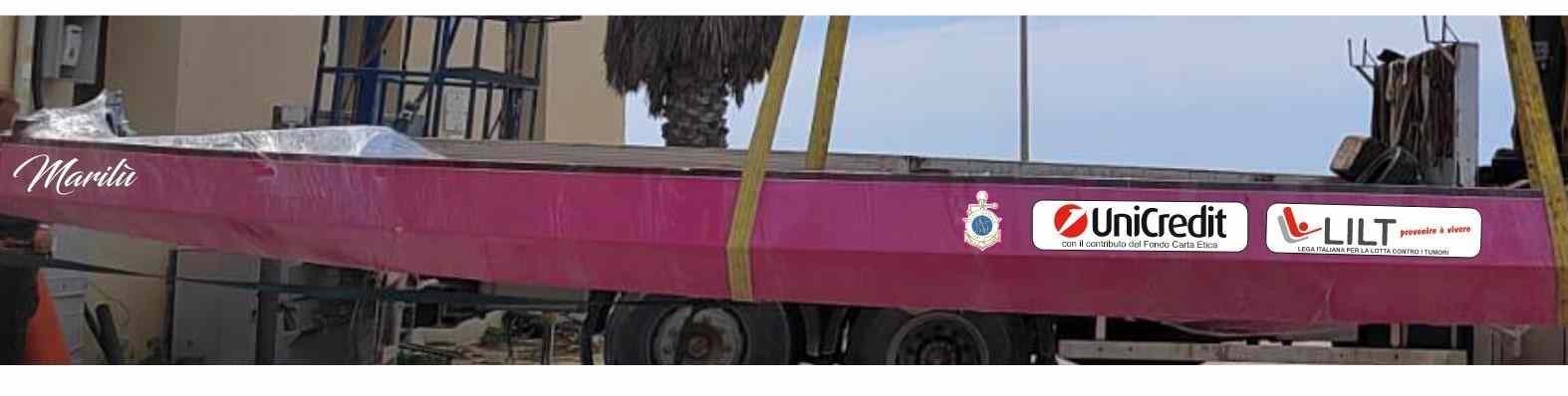 Trapani, donazione di UniCredit alla LILT per l’acquisto di un Dragon boat