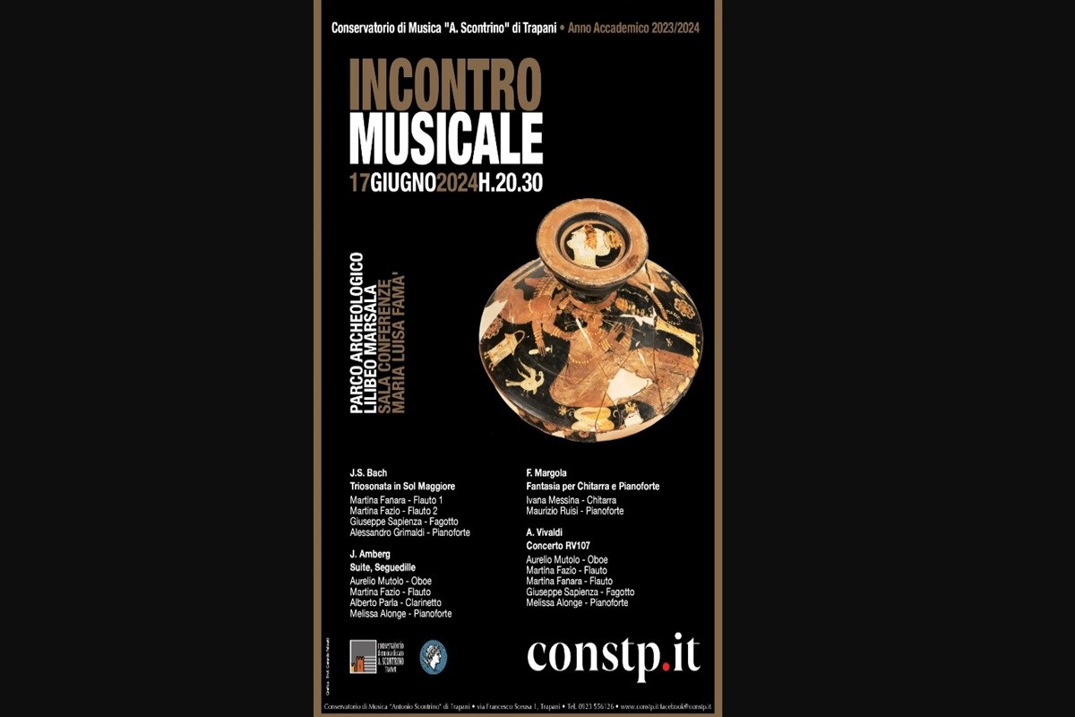 Al Parco Archeologico di Lilibeo Marsala arriva l’Incontro Musicale con il Conservatorio di Trapani