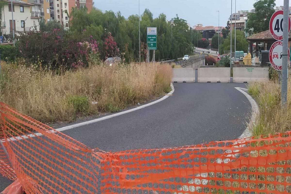 Lavori e cantieri sulla A18, svincoli di Canalicchio - QdS (1)