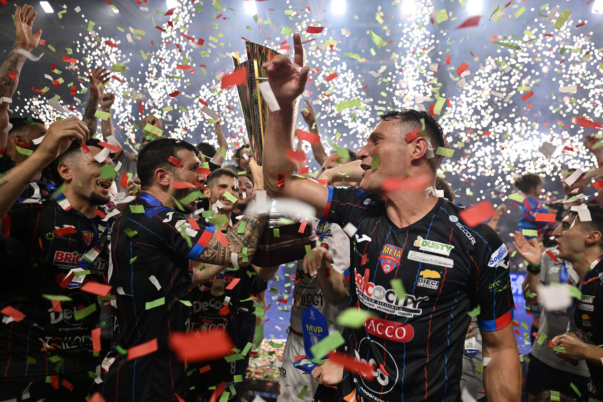 Calcio a 5, il sogno della Meta Catania è realtà: campioni d’Italia