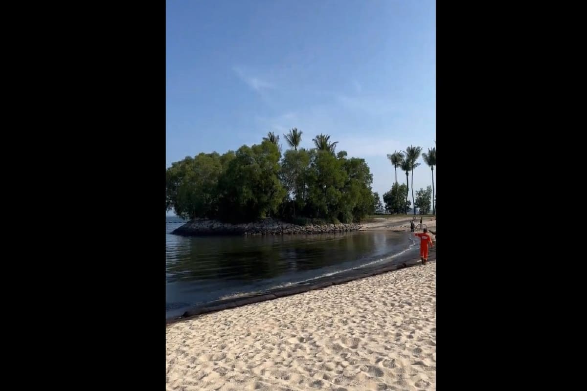VIDEO | Disastro ambientale, oltre 400 tonnellate di petrolio in mare a Singapore