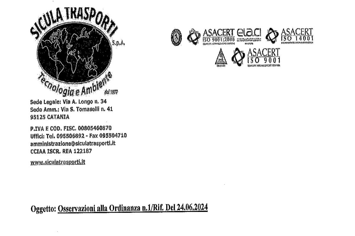 Rifiuti, la doccia fredda: per Sicula Trasporti l’ordinanza di Schifani è “ineseguibile”, ecco perché