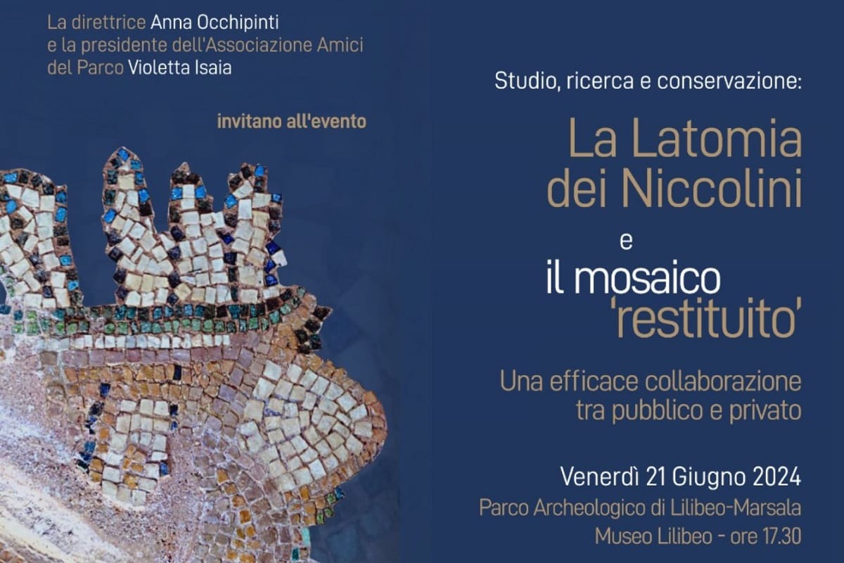 “Studio, ricerca e conservazione”, il convegno al Parco Archeologico di Marsala