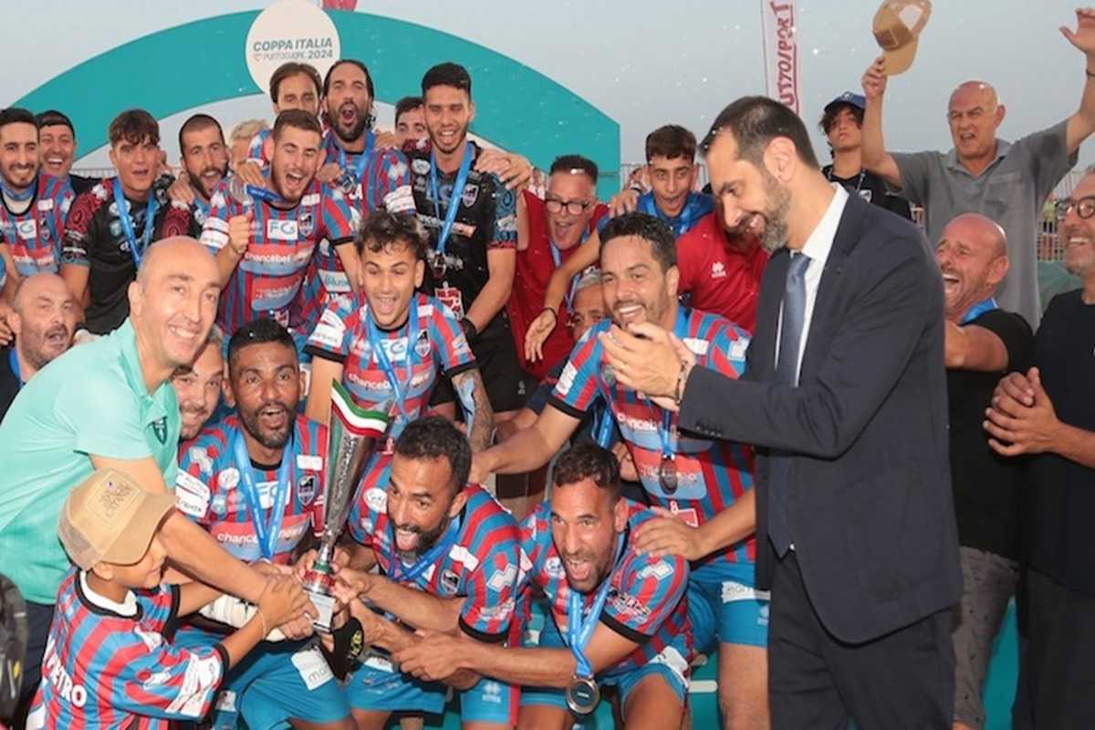 Coppa Italia di beach soccer: il Catania FC alza al cielo il trofeo per la prima volta nella sua storia