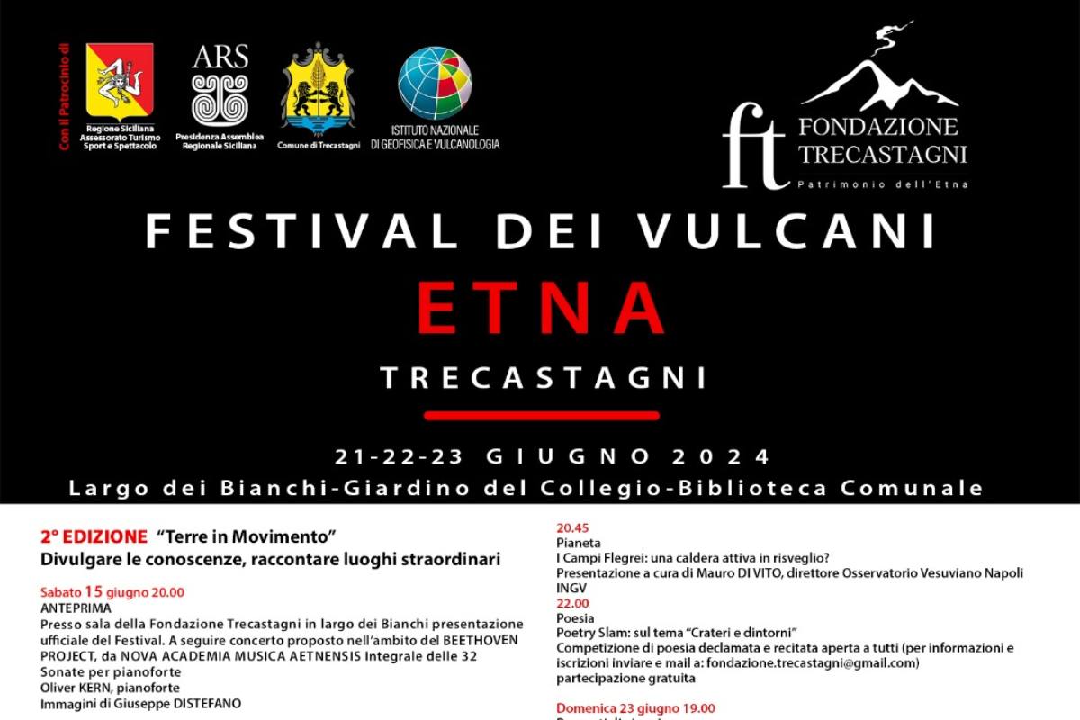 Trecastagni, al via la seconda edizione del festival Vulcani-Etna