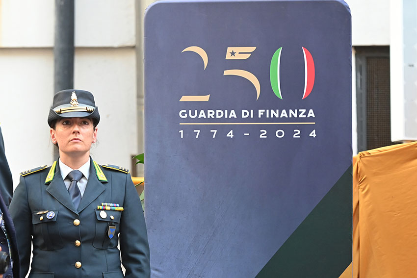 Guardia di Finanza Agrigento, celebrato l’anniversario per il 250° del Corpo