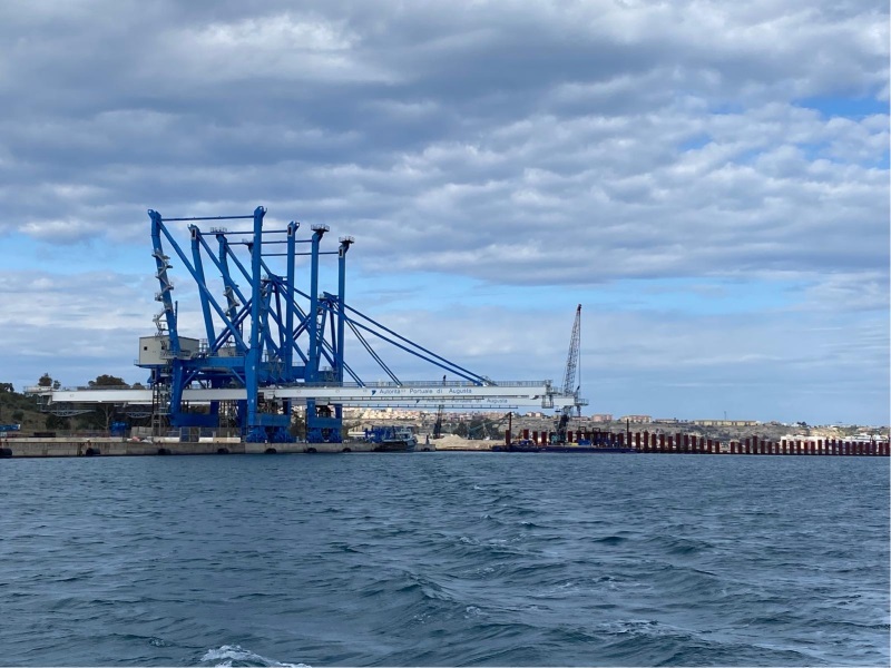 Porto di Augusta, 10 milioni per riparare due gru