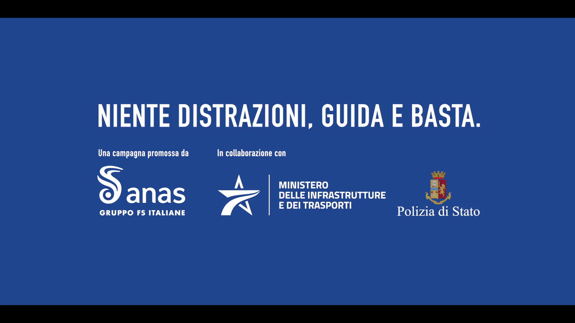VIDEO | “Guida e Basta”, parte spot Anas sulla sicurezza stradale
