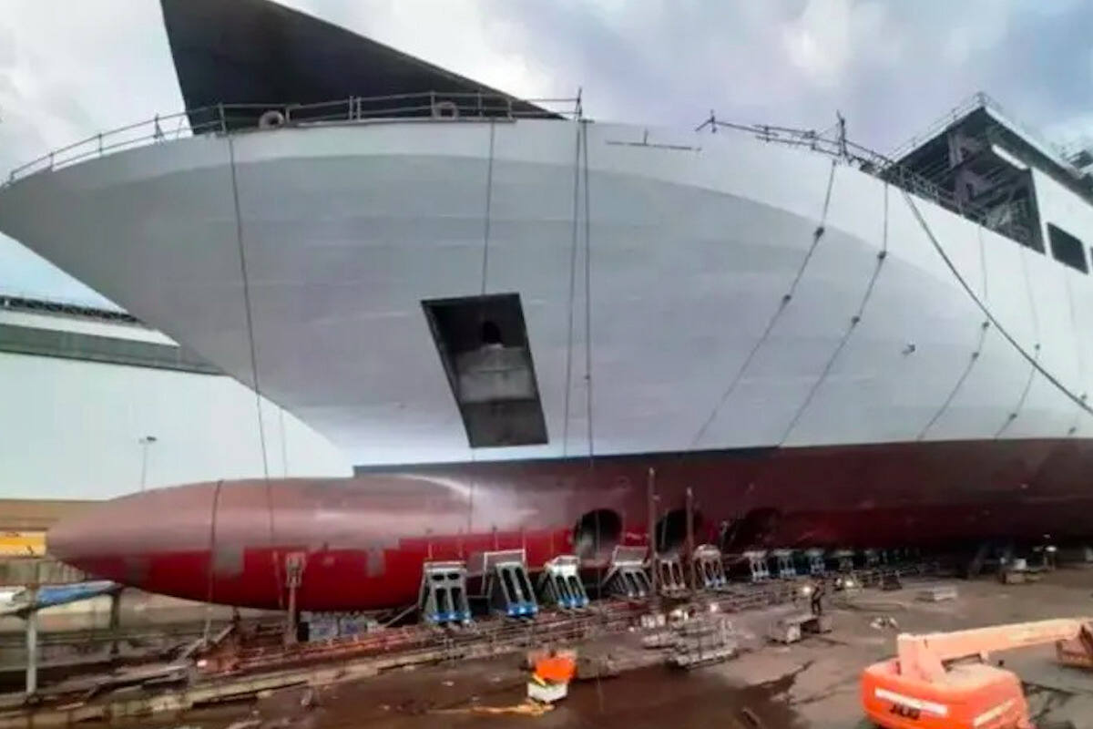 Palermo, domani varo del troncone della nave da crociera di lusso Explora di Msc