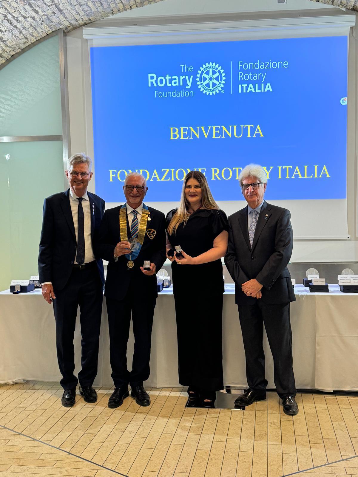 Omaggio del Rotary International al Milite Ignoto, presente il nuovo governatore del distretto 2110 di Sicilia e Malta Giuseppe Pitari