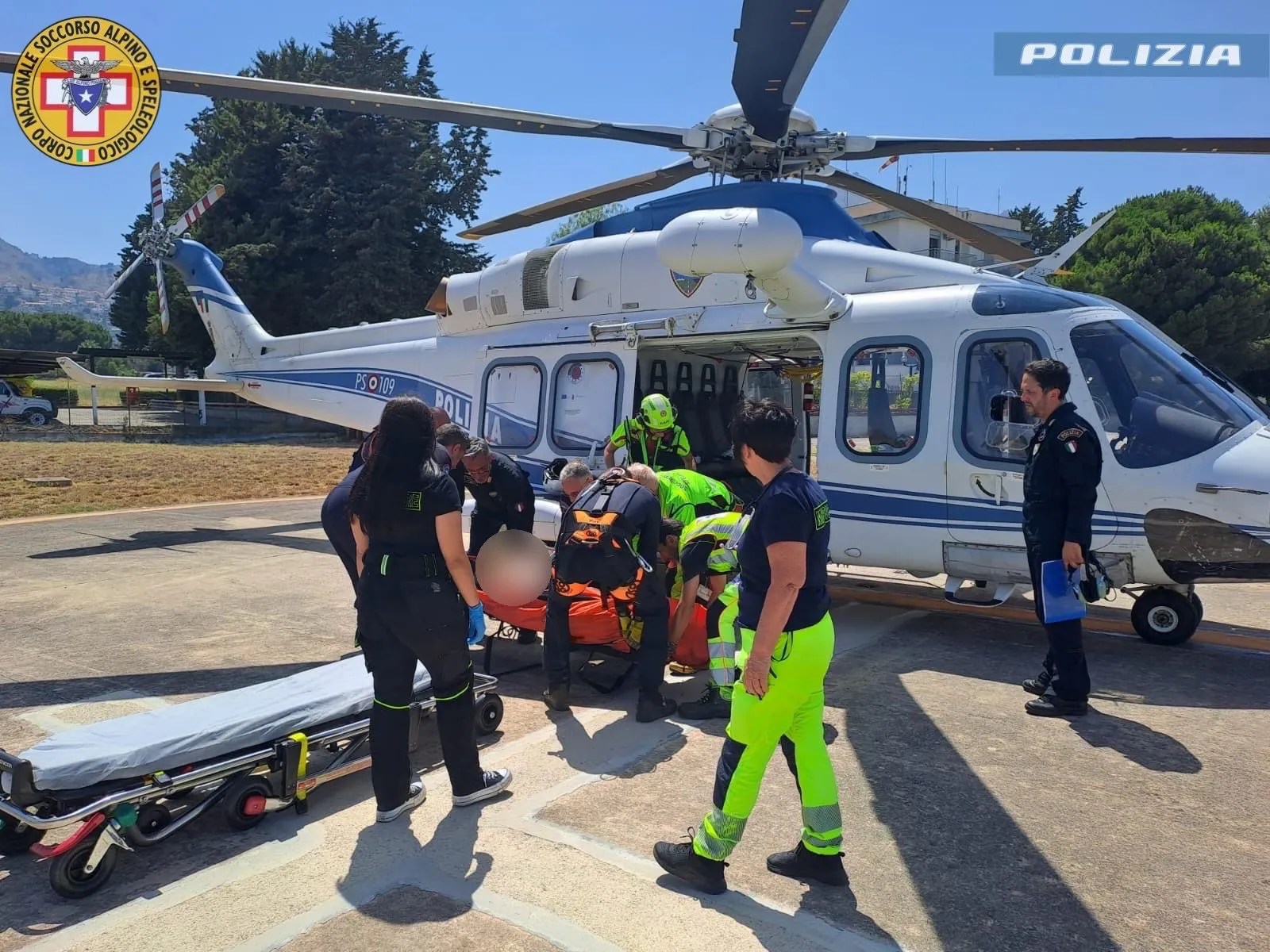 Cefalù, turista 17enne precipita con il parapendio: trasportata in ospedale