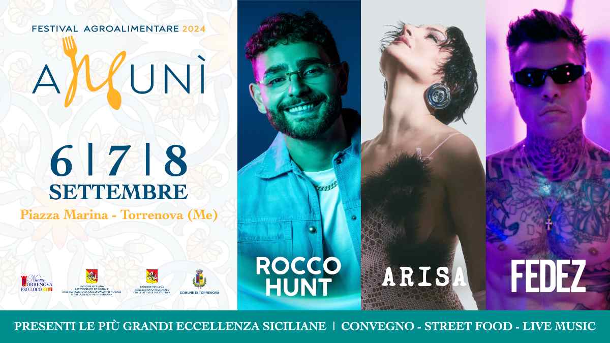 “Amunì- Festival Agroalimentare” a Torrenova: un viaggio tra musica ed eccellenze siciliane