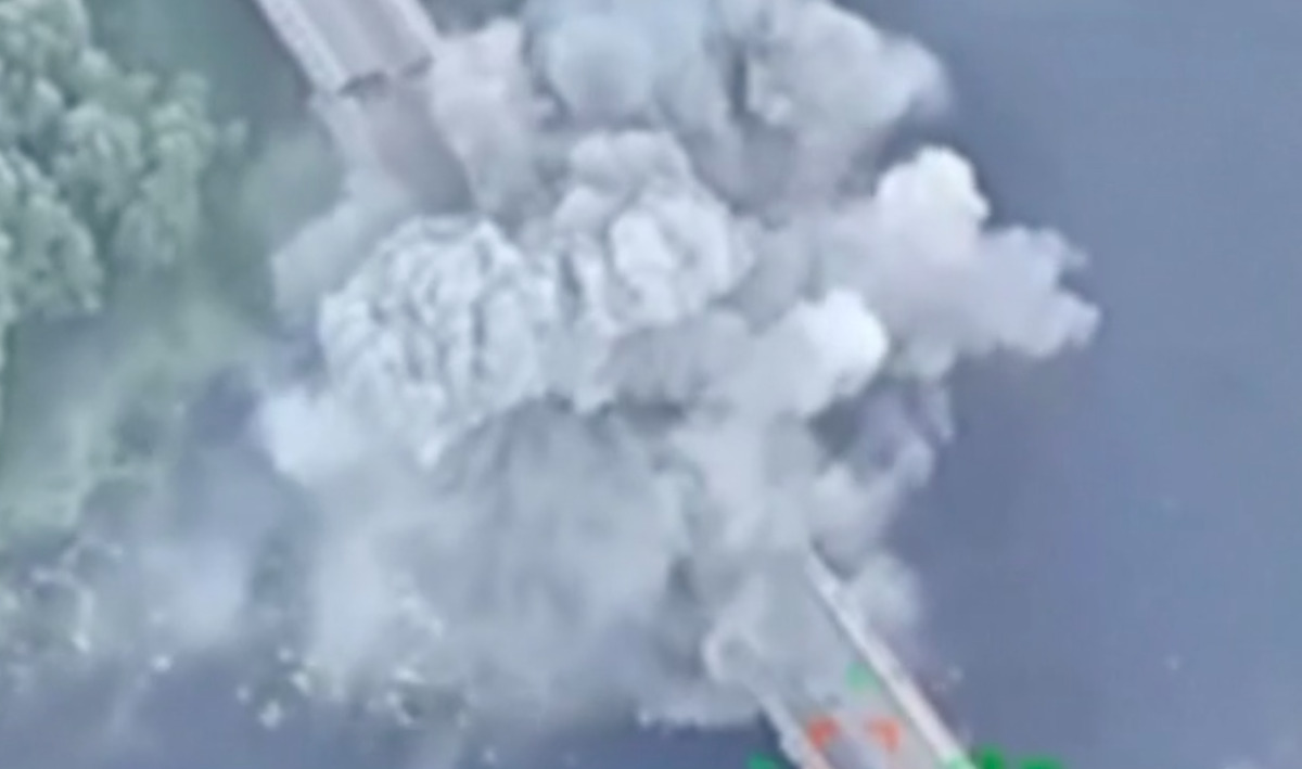 VIDEO| Russia, le immagini dell’attacco al ponte nella regione di Kursk