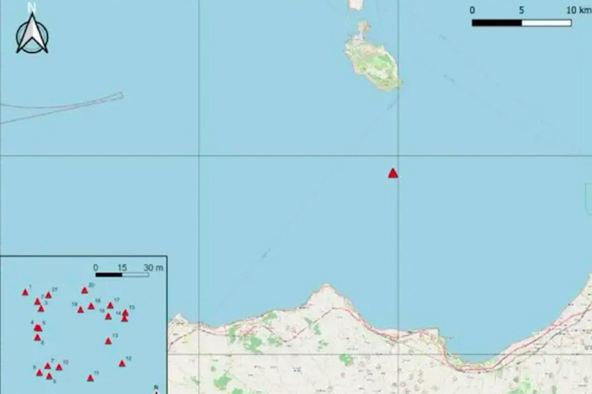Eolie, 21 ordigni bellici tra Vulcano e Patti: l’ordinanza della Guardia Costiera