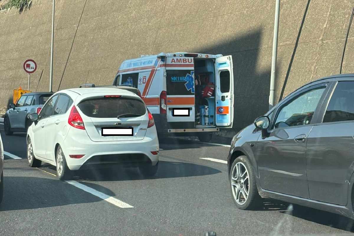 Catania, incidente in tangenziale: traffico rallentato all’altezza di Canalicchio
